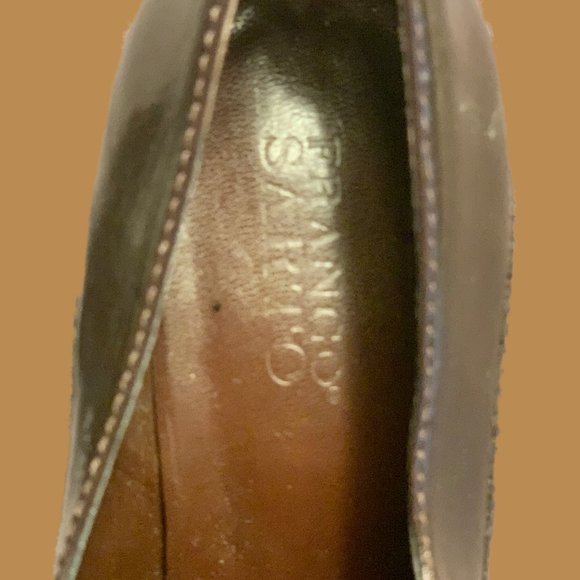 FRANCO SARTO BURGANDY SLIP ON SHOES - Picture 2 of 5